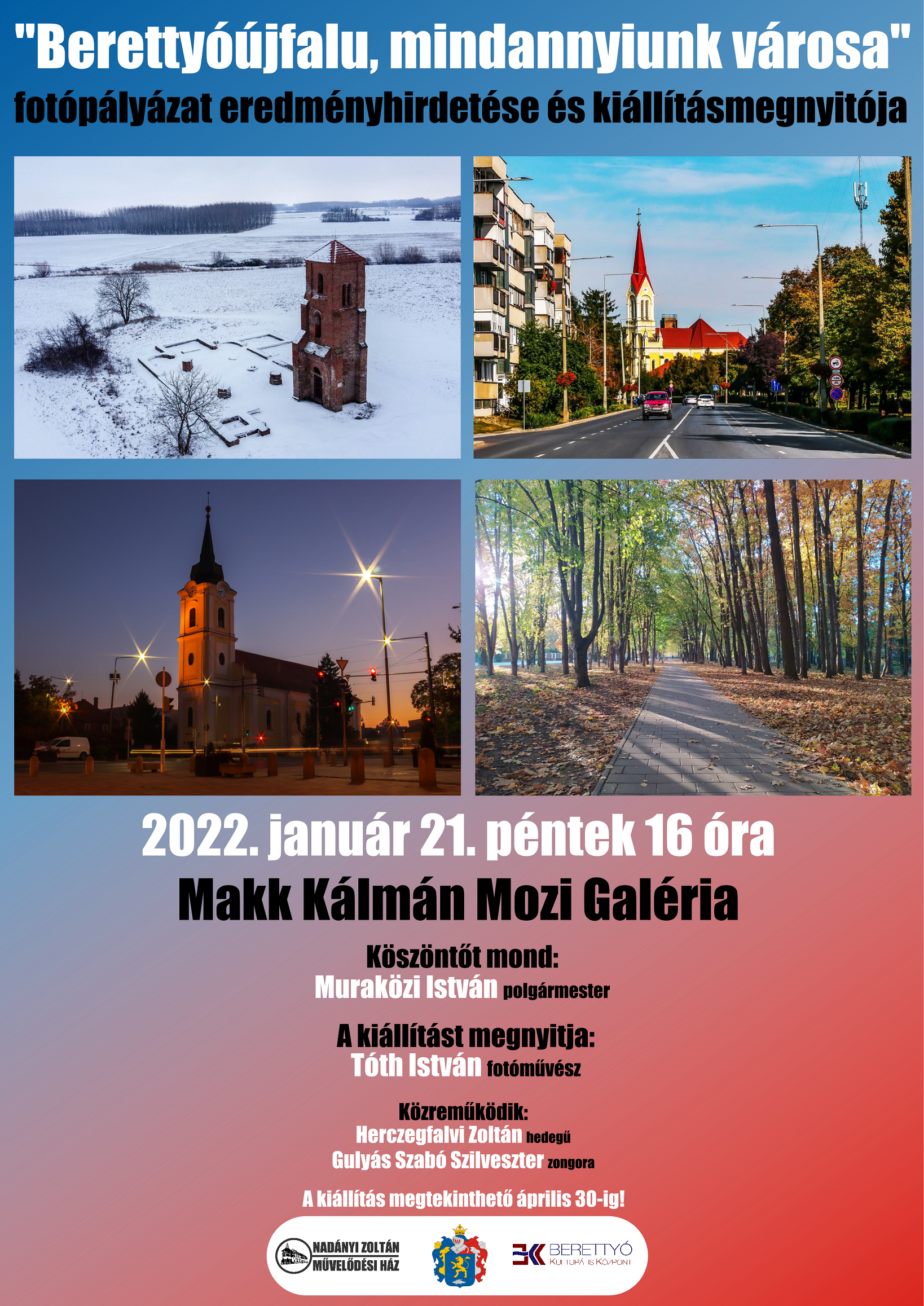 A Magyar Kultúra Napja_ Berettyóújfalu Mindannyiunk Városa naptárfotók pályázatra beküldött alkotások kiállításának megnyitója