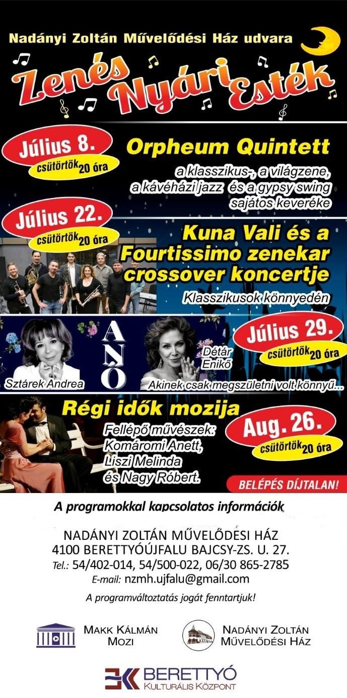 Kuna Vali és a Fourtissimo zenekar crossover koncertje